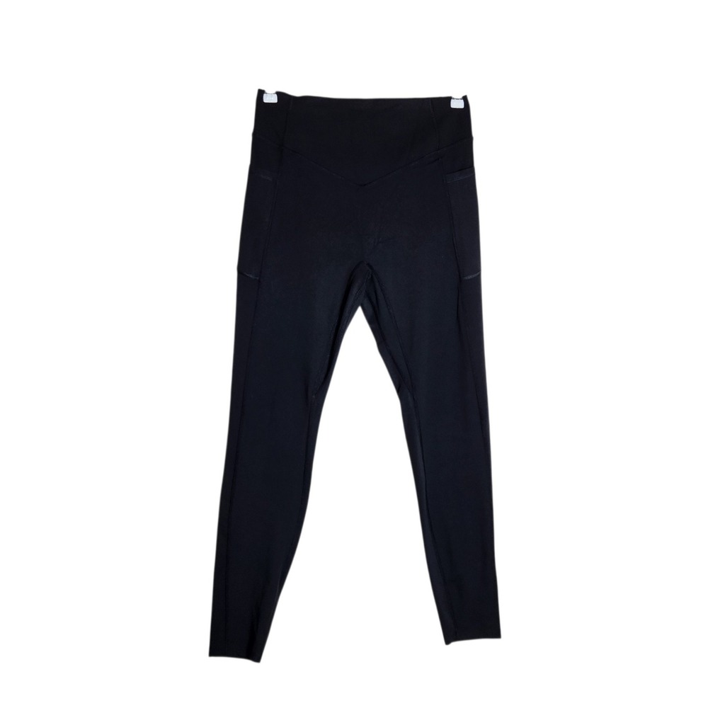 Halara Black High Waisted Scrunch Butt Pockets Leggings L 02809310